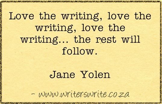 Love the writing, love the writing